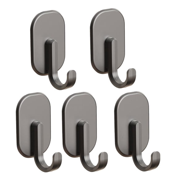 Magnetic Refrigerator Hook 5-Pack ABS Multi-Functional Space Saving Organizer For Kitchen Utensils Keys And Towels