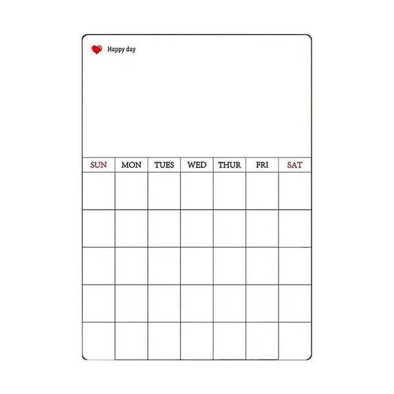 Magnetic Refrigerator Message Board | Reusable Whiteboard with Marker | 38x30cm Plastic Memo Board for Kitchen, Office & Dorm | Family Communication & Shopping List Organizer