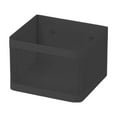 thumbnail image 1 of Magnetic Refrigerator Side Shelf - 6.3x4.92in No-Drill Kitchen Storage Organizer, Iron Hanging Basket for Fridge Door (Black)​, 1 of 6