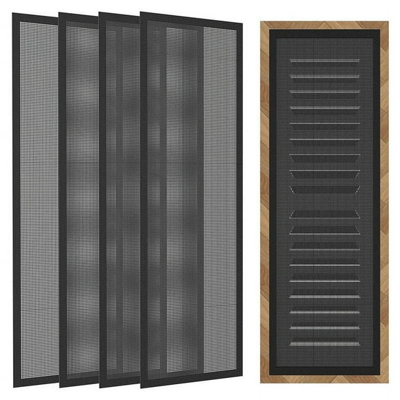 Magnetic Register Covers Air Vent Covers Mesh Vent Covers for Home Floor Ceiling Catch Debris Hair Insect(5.5x12Inch)