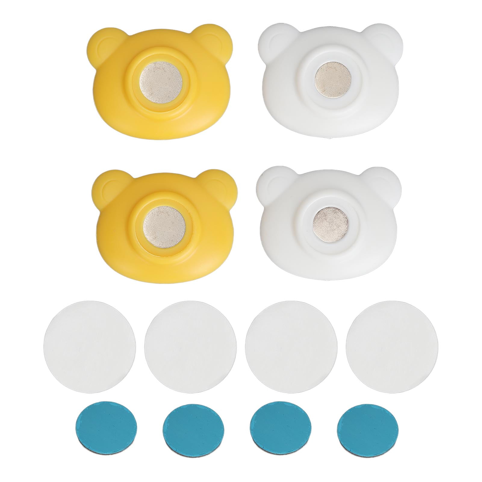 Magnetic Remote Control Holder Wall Mount,4 Pack 2025 Upgraded Remote Control Organizer Hole Free Self-Adhesive For Home Office Remote TV Fan Air Conditioner Remote Control Storage