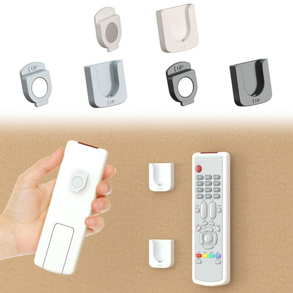 Magnetic Remote Control Holder Sticker Bracket Wall Adhesive Hook Mount
