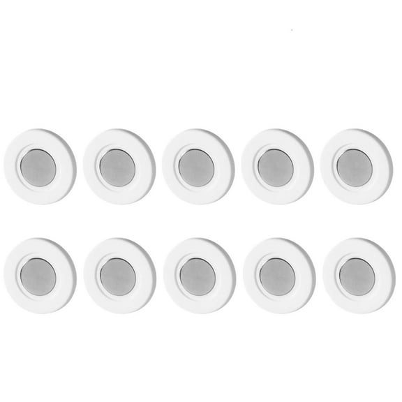 Magnetic Remote Control Holder Wall Mount, No Drilling Adhesive Tv Remote Holder Stand, Space Saving Organizer for Bedroom Living Room Kitchen Bathroom, 10X Remote Control Stand