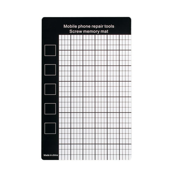 Magnetic Repair Pad Screw Mat Storage Organizer Work Mat with Scale Grid