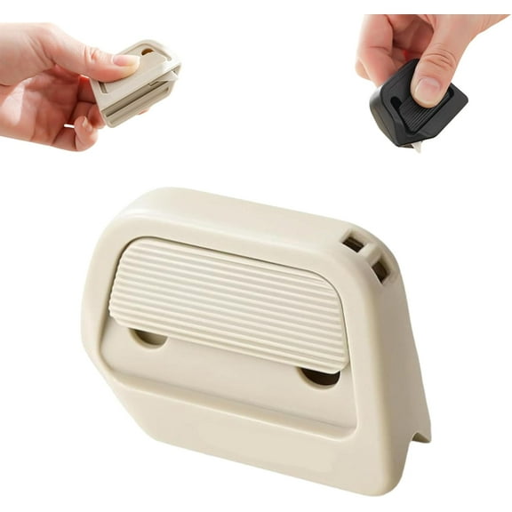 Magnetic Retractable Box Cutter - Safety Lock Utility Knife with Built-In Magnet for Easy Storage & Quick Access, Mini Ceramic Paper Cutter, for Cardboard, Crafts & Daily Use