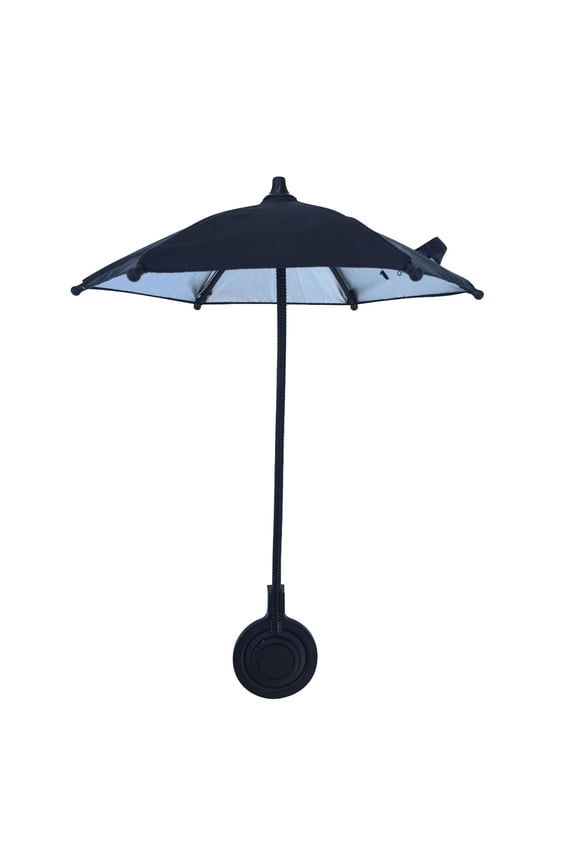 Magnetic Retractable Mini Umbrella - Sun Umbrella for Phone - Portable Sunscreen Umbrella - Compact Travel Umbrella with Magnetic Suction Holder