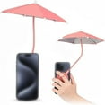thumbnail image 1 of Magnetic Retractable Phone Umbrella Stand, Mini Sunscreen Protector with Stretchable Pole, Compact for Travel, Waterproof Sun Shade, 1 of 6