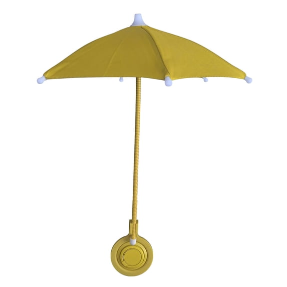 Magnetic Retractable Phone Umbrella Stand, Mini Sunscreen Protector with Stretchable Pole, Compact for Travel, Waterproof Sun Shade
