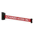 thumbnail image 1 of Magnetic Retractable Wall Barrier - Temporary Crowd Control Tool For Safety Queue Solution - 120" Belt Length Coverage with Strong Magnets by VIP Crowd Control (Authorized Access Only), 1 of 5