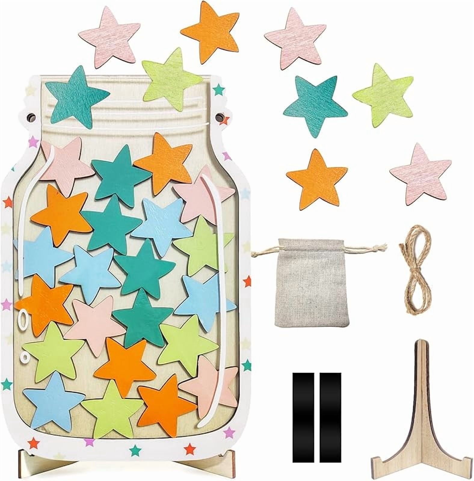 Zeokiar Magnetic Reward Jar for Kids, Star Jar Incentive System ...