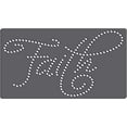 thumbnail image 1 of Magnetic Rhinestone Template, FAITH 8", 1 of 3