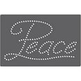 thumbnail image 1 of Magnetic Rhinestone Template, PEACE 8", 1 of 3