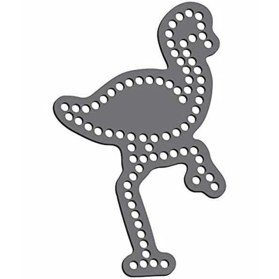 Magnetic Rhinestone Template(s) - FLAMINGO 001