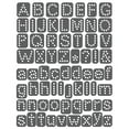 Magnetic Rhinestone Template(s) - FONT - ARIAL 1