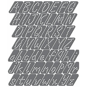 Magnetic Rhinestone Template(s) - FONT - SCRIPT 1.25"