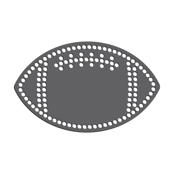 Magnetic Rhinestone Template(s) - FOOTBALL 5"