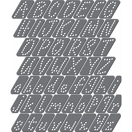 Magnetic Rhinestone Template(s) - Font - Script 1.25 inch