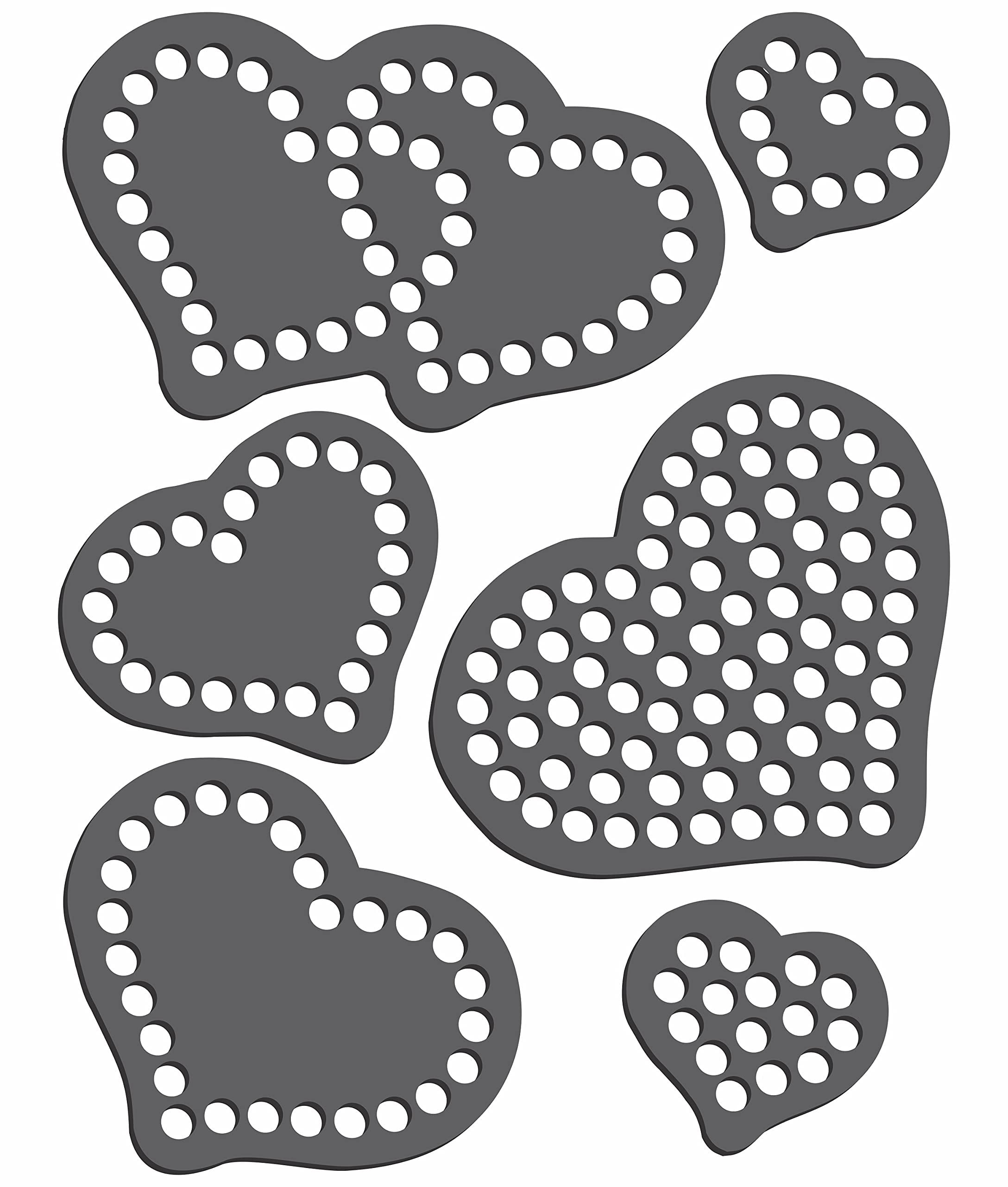 Magnetic Rhinestone Template(s) - HEARTS - Walmart.com