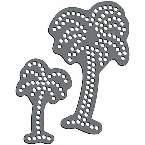 Magnetic Rhinestone Template(s) - PALM TREE 001