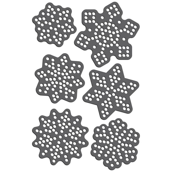 Magnetic Rhinestone Template(s) - SNOWFLAKES 2" to 3"