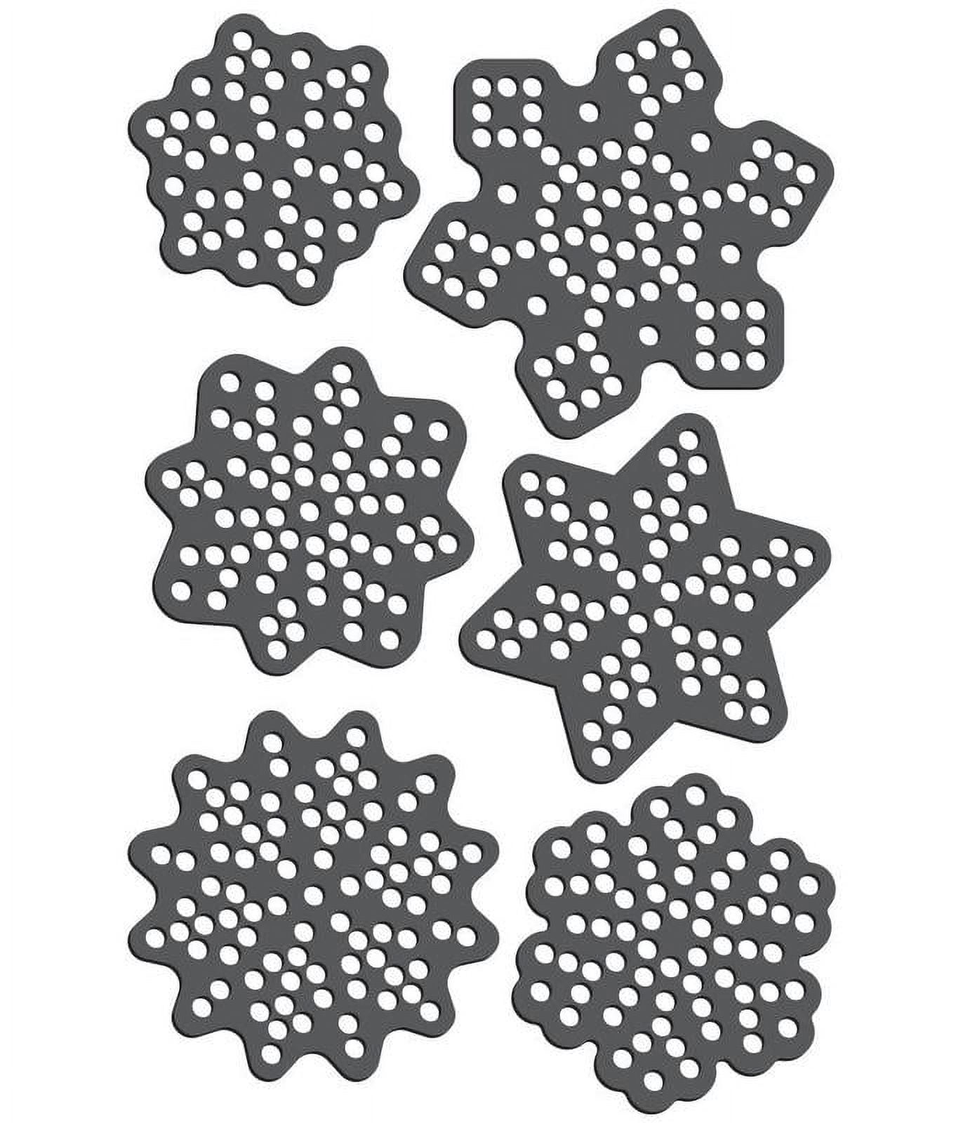 Set of 12 Snowflake Small Iron On Rhinestone Transfers