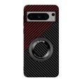 thumbnail image 1 of Magnetic Ring Case for Google Pixel 8, Compatible with MagSafe,Ring Holder Kickstand, [Military-Grade Drop Protection] Shockproof Rugged Ultra Slim Protective Back Case for Pixel 8,Blackred, 1 of 7