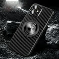 thumbnail image 1 of Magnetic Ring Case for iPhone 16, Compatible with MagSafe,Ring Holder Kickstand, [Military-Grade Drop Protection] Shockproof Rugged Ultra Slim Protective Back Case for iPhone 16,Black, 1 of 5