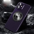 thumbnail image 1 of Magnetic Ring Case for iPhone 16, Compatible with MagSafe,Ring Holder Kickstand, [Military-Grade Drop Protection] Shockproof Rugged Ultra Slim Protective Back Case for iPhone 16,Darkpurple, 1 of 5
