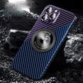 thumbnail image 1 of Magnetic Ring Case for iPhone 16 Pro Max, Compatible with MagSafe,Ring Holder Kickstand, [Military-Grade Drop Protection] Shockproof Rugged Ultra Slim Protective Back Case,Bluepurple, 1 of 5