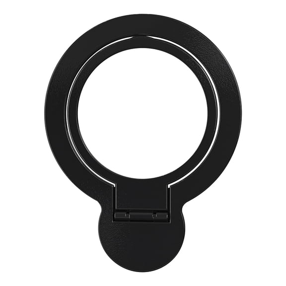 Magnetic Ring Holder Phone Stand,Metal Foldable Car and Desktop Bracket,Strong Magnet,Universal 360° Rotation,Ultra-Thin 2.5mm,75×30mm