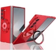 thumbnail image 1 of Magnetic Ring Stand for Samsung Galaxy Z Fold 6 Case [Compatible with Mag-Safe] Military Grade Shockproof Z Fold 6 Phone Case Kickstand Protective Cover for Samsung Z Fold 6 5G (Red), 1 of 11