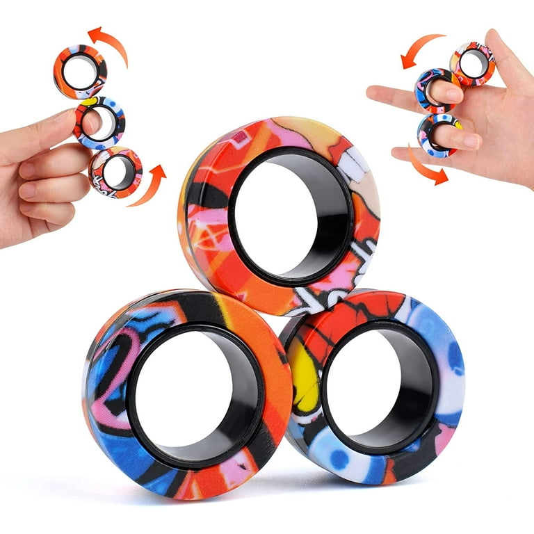 Buy Wholesale China Magnetic Rings Fidget Toys Magnetic Ring