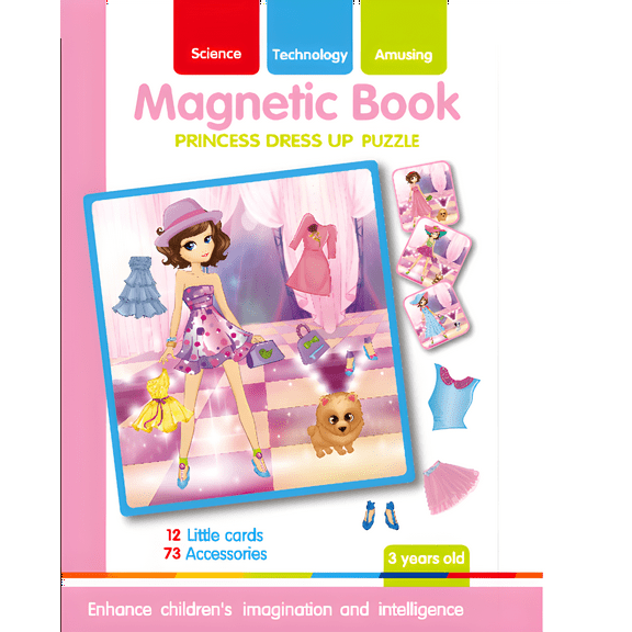 Magnetic Role Book for Kids Enhancing Imagination and Intelligence Promoting Parent-Child Interaction Quality Learning Tool for Developing Creative Thinking Skills Educational Toy for Child