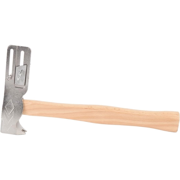 Magnetic Roofing Hammer, Magnet Roofing Hatchet, Multi-Functional Hatchet with Ergonomic Wood Handle for Roof Construction Repair