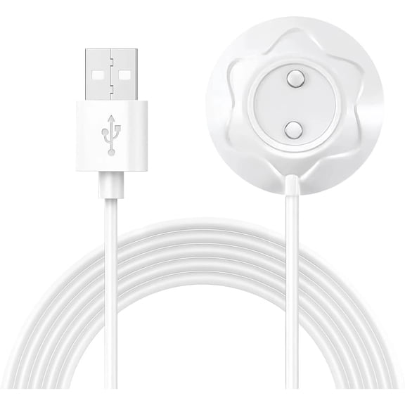 Magnetic Rose Charger USB Cable, 2 Prong Magnetic USB Cable, 2.7Ft 12Mm Replace