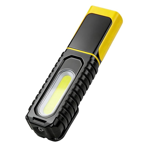 Magnetic Rotatable COB LED Work Light with Power Indicator, Portable Inspection Lamp for Auto Repair Camping Outdoor Use