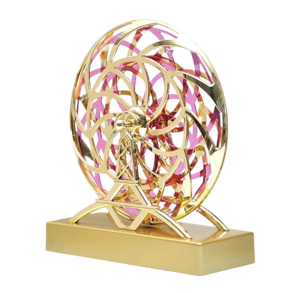 Magnetic Rotating Perpetual Motion Model, Kinetic Balance Swing Ornament for Executive Desk, Creative Physics Science Display for Home Decor, C