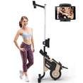 thumbnail image 1 of Magnetic Rowing Machine, Indoor Rower with Magnetic Tension System, LED Monitor and 8-level Resistance Adjustment, Silent Fitness Equipment with Transport Wheels for Home Gym, 340 LBS, L4429, 1 of 8