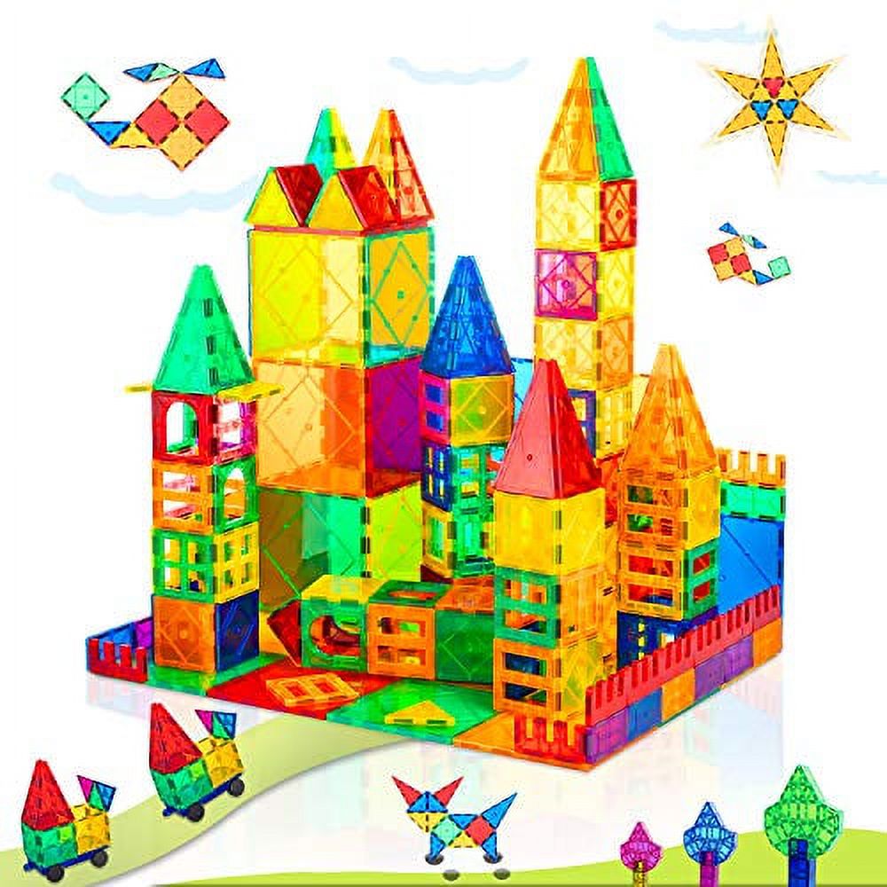 Magnetic STEM Learning Toys for Toddler, Tiles Building Blocks, 52PCS - image 1 of 7