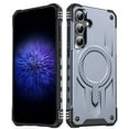 thumbnail image 1 of Magnetic for Samsung Galaxy A16 5G Case [Dual Layer Structure Protection] Magnetic Car Mount & Wireless Charging, Military Grade Drop Protection Heavy Duty Shockproof Phone Case, Gray, 1 of 7