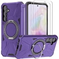 thumbnail image 1 of Magnetic for Samsung Galaxy A35 5G Case with Stand with 2 Pack Screen Protector [Compatible with Magsafe] Military Grade Shockproof Rugged Phone Cover with 360° Rotate Kickstand for A35 5G, 1 of 12