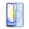 thumbnail image 1 of Magnetic for Samsung Galaxy A35 Case, Compatible with MagSafe, Military Grade Drop Protection, Ultra Slim Translucent Matte Shockproof Lightweight Phone Cover, for Galaxy A35, Blue, 1 of 5