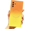 thumbnail image 1 of Magnetic for Samsung Galaxy Note 10 Plus Case, Compatible with MagSafe, Camera Lens Film Protection Shockproof Gradient Silicone Cover for Galaxy Note 10 Plus 6.8" (Orange Yellow), 1 of 12