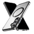 thumbnail image 1 of Magnetic for Samsung Galaxy S23 FE Case, [Compatible with MagSafe] [Full Camera Protection] [10FT Drop Protection] Non-Yellowing Shockproof Protective Slim Phone Case for Samsung Galaxy S23 FE,Black, 1 of 7