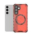 thumbnail image 1 of For Magnetic Samsung Galaxy S23 FE Case, Honeycomb Structure [Compatible with MagSafe] Slim Translucent Matte Design Shockproof Drop Protective Bumper Women Girls Men Boy S23 FE,Red, 1 of 11