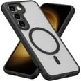 thumbnail image 1 of Magnetic for Samsung Galaxy S23 Plus Case [Compatible with Magsafe] Slim Frosted Matte Case Cover Translucent Hard PC Back Military Drop Protection Phone Case for Girls&Boys,Black, 1 of 6