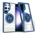 thumbnail image 1 of Magnetic for Samsung Galaxy S25 Ultra Case with 360° Ring Holder Kickstand [Compatible with MagSafe][Support Car Mount] Clear Non-Yellowing Shockproof Protection Cover for Galaxy S25 Ultra, Darkblue, 1 of 7