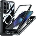 thumbnail image 1 of Magnetic for Samsung Galaxy S25 Ultra Case - Compatible with Magsafe - with Built-in Screen Protector - Full Body Military Grade Rugged Shockproof Drop Proof Phone Case for S25 Ultra, 1 of 7