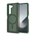 thumbnail image 1 of Magnetic for Samsung Galaxy Z Fold 6 Case, Compatible with MagSafe, Military Grade Drop Protection, Ultra Slim Translucent Matte Shockproof Lightweight Phone Cover, Darkgreen, 1 of 6