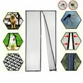 thumbnail image 1 of Magnetic Screen Door Cover Mesh Net Block Mosquito Fly Insect Bug Adhesive Curtain, 1 of 7